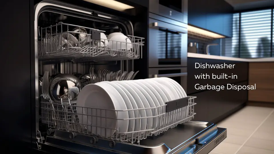 Dishwasher with built in Garbage Disposal