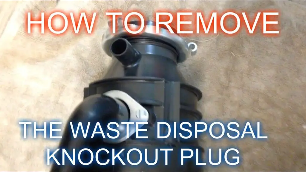 How to Remove Garbage Disposal Knockout Plug